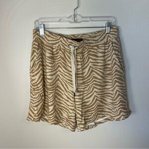 Banana Republic Animal Print Shorts Size Medium